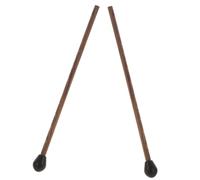 HAMPPLIES Tongue Drum Mallets and Wooden Handle 2pcs with Silicone Head Easy to Grip, Light Weight Percussion Accessories for Playing Hand Pan and Air Drumsticks