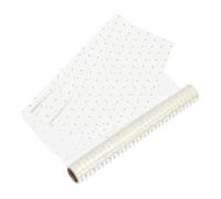 HAMPPLIES Transparent Flower Wrapping Roll with Gold Dot Pattern Tear-resistant Floral Wrap Sheet for Fresh Flower Bouquets Wedding Decorations and Craft Packaging
