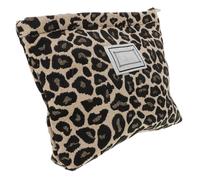 HAMPPLIES Travel Toiletry Bag Leopard Print Large Capacity Makeup Organizer Pouch Portable Cosmetic Storage with Sturdy Zipper Closure for Women Men Random Color