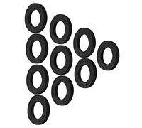 HAMPPLIES Trumpet Felt Washers Cushion Pad Black Small Size Musical Instrument Accessory for Key Protection and Smooth Operation Compatible Standard Trumpets 10 Pieces