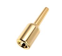 HAMPPLIES Trumpet Mouthpiece Heavy Type 3c Golden Gilding Replacement Featuring Elegant Rich Sound and Excellent Feel Designed for Beginners and Professionals