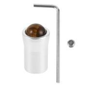 HAMPPLIES Tuning Fork Feet Set 12mm Yellow Eye Stone Base Holder for Meditation and Sound Therapy - Replacement Tuning Fork Support Accessory for Yoga and Healing