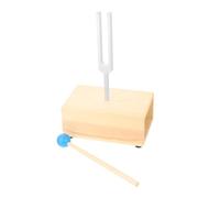 HAMPPLIES Tuning Fork Wooden Box Aluminum Alloy for Experiment Teaching and Vibration Study in Classroom Lab