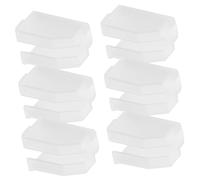 HAMPPLIES Turntable Needle Cover 6pcs Plastic Stylus Protectors for Record Players Protects Needle from Damage and Static, for Vinyl Playback at Home