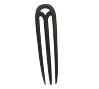 HAMPPLIES Vintage Black Sandalwood Three Prong Hair Chopsticks Decorative Hairpin Retro Hair Stick for Women Stylish Accessory for Casual Party and Celebration