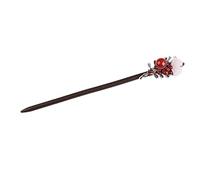 HAMPPLIES Vintage Wooden Hair Stick Traditional Chinese Style Hairpin Elegant All Match Hair Accessory for Women and for Chignon Updos