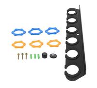 HAMPPLIES Wall Microphone Holder for Mount Mic Stand Bracket Wall Microphone Holder Six Holes Design for Karaoke Studio Setup