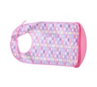 HAMPPLIES Washable Adult Bibs for Elderly with Leakproof Design and Crumb Catcher Pocket Feeding Bibs for Seniors Reusable Clothing Protector Enhancing Independence and Spill Protection