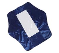 HAMPPLIES Waterproof Scooter Dashboard Rain Cover with Window - Large Dustproof Mobility Scooter Control Panel Protector for Electric Bike Tiller, Blue Jacquard Fabric