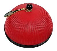 HAMPPLIES Wear Resistant Ashtray Ceramic with Lid, Red Small Design for Office and Table Use, Easy to Clean Ashtray with Delicate Appearance, Home Accessory and Office Supply