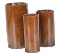 HAMPPLIES Wear-Resistant Bamboo Cupping Cups with Small Medium Large for Chinese Cupping Therapy Use Massage Tool to Circulation and Regulate Organ Function
