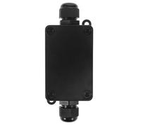 HAMPPLIES Weatherproof Electrical Box with Ip66 Sturdy Plastic Junction Box Designed for Protected Cord Connection in Garden and Outdoor Projects