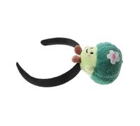 HAMPPLIES Whimsical Broccoli Plush Hairband for Cartoon Vegetable Headpiece for Face Washing Streaming Party Dress Up Accessory