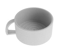 HAMPPLIES Wide Mouth Shaving Soap Lather Bowl for Men Shaving Dish Handle for Easy Foaming Travel-friendly Grooming Essential for Beard Razor Prep