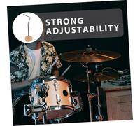 HAMPPLIES Wooden Bass Drum Beater with Curved Design for Jazz Rock and Practice Sessions Handle and Hammer Suitable for All Skill Levels and Broad Musical Styles