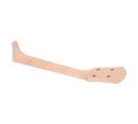 HAMPPLIES Wooden Concert Ukulele Neck for DIY Use at Home, Handwork Instrument Accessory with Classical Design and Lightweight Construction to Stimulate Interest in Handmade Projects