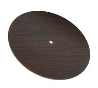 HAMPPLIES Wooden Dial Plate Replacement Round Wood Grain Clock Face DIY Wall Clock Making Accessory Sturdy Reusable Wood Material and Craft Projects