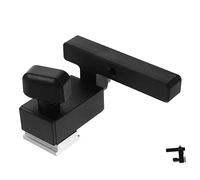 HAMPPLIES Woodworking T Track Stop Block with Square Handle Miter Chute Limiter for Precise Fence Flip Stop Strong Clamping Woodworking Limiter for T Slot Tracks