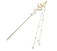 HAMPPLIES Zodiac Dragon Tassel Hair Stick Ancient Style Hairpin for Women Long Hair Chinese Hanfu for Weddings Cosplay Parties