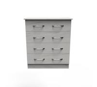 Hampshire 4 Drawer Chest Of Drawers In Marble (Ready Assembled)