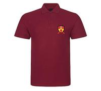 Hampshire County Embroidered Mens Polo Shirt Cricket Sport Your County Embroidery (UK, Alpha, L, Regular, Regular, Maroon)