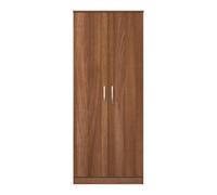 Hampshire Double Wardrobe In Noche Walnut (Ready Assembled)