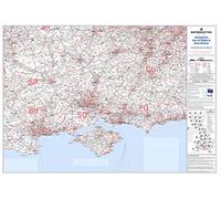 Hampshire, IOW and East Dorset: 4 (Map Marketing Postcode Sector Map S.)