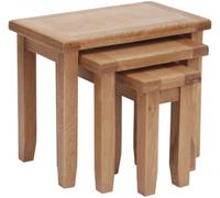 Hampshire Oak Nest of 3 Tables