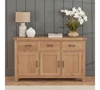 Hampshire Oak Sideboard - 3 Door - Large - 150cm