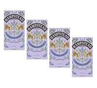 Hampstead Infuso Biologico alle Erbe | Infuso di Lavanda e Valeriana Senza Caffeina - 4 x 20 Bustine di Tè (80 Gr) | Tisana Lavanda Camomilla | Tisana Relax e Riposo
