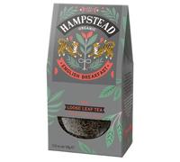 Hampstead Organic English Breakfast Loose Leaf Tea (6 Packs of 100g), Full-Bodied Black Leaf Blend from Assam & Africa, Rich Malty Flavour, Ethically Sourced