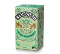 Hampstead Organic Fennel and Peppermint Infusion Tea Sachets (Pack of 4, Total 80)