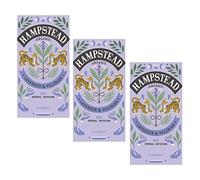 Hampstead Organic Herbal Infusion with Lavender and Valerian Without Caffeine - 3 x 20 Tea Bags (60 Grams)