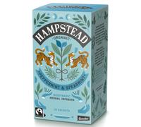 Hampstead Tea Mindful All Day Long Peppermint and Spearmint Tea 20 Sachets (Pack of 4)