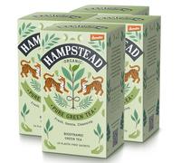 Hampstead Tea Organic & Biodynamic Green Tea Bags (4 x 20), Darjeeling Tea