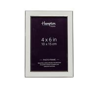Hampton Annabel Enamel Frame 4x6 - WHITE