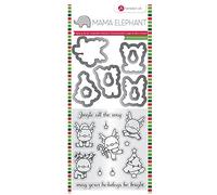 Hampton Art Mama Elephant Stamp & Die Set Christmas Reindeer