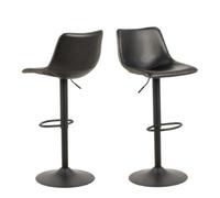 Hampton Bar Stool In Black, One Supplied