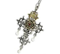 Hampton Court Rosy Cross - for Faith and Devotion - Lost Treasures of Albion Pendant / Necklace Collection