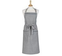 Hampton - Denim and Grey Stripe - 100% Cotton Apron