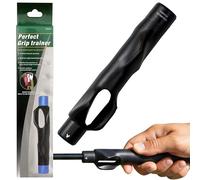 Hampton Distribution Black Golf Grip Trainer, Grip Trainer Golf, Grip Trainer Golf Club Attachment for Hand Positioning Improvement On Golf Club