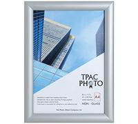 Hampton Frames A4 Snap Frame 21x30cm Silver Pack of 1, Acrylic Front, Front Loading, Break Resistant, Anti Reflective, Includes Fixing Kit, Easy Change