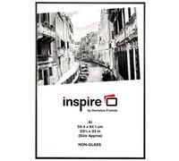 Hampton Frames ALUMINIUM Poster Certificate Photo Frame Acrylic (Non Glass) Black A1 (59x84cm) PAAFA1BBLK