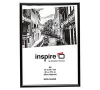 Hampton Frames BACKLOADER Poster Certificate Photo Frame Plexi Black A4 (21x30cm) BLR2130BLK