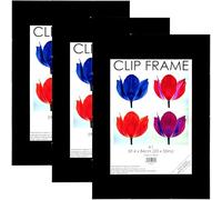 Hampton Frames CLIP FRAME Triple Pack Photo Frame Poster Certificate Display Frame Acrylic Aperture (Non Glass) A1 (59.4x84cm) CF5984NG-3PK