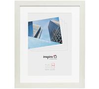 Hampton Frames COLUMBIA A4 (21x30cm) White Picture Poster Photo Frame with Mount Acrylic (Non-Glass) COLA4WHNGX