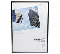 Hampton Frames EASY LOADER Poster Certificate Photo Frame Acrylic (Non Glass) Black A2 (42x59cm) EASA2BKP