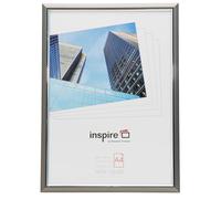 Hampton Frames EASYLOADER A4 Photo Frame, 21x30cm, Grey, Extruded Plastic | Lightweight, Foil Wrapped, Easy to Load | Modern Display for Pictures, Posters, Certificates