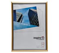 Hampton Frames EASYLOADER Poster Certificate Photo Frame Acrylic Gold A4 (21x30cm) EAS2130GLD
