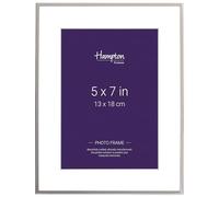 Hampton Frames MAYFAIR Silver Plate Photo Picture Frame - Bevel Cut Mount 5x7 (13x18cm) BSN13857